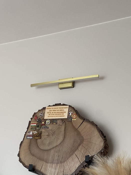 2x Złoty kinkiet / lampa ścienna led Castorama