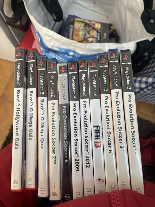 Ps2 com muitos jogos