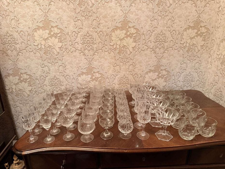 Бокалы стопки рюмки хрусталь