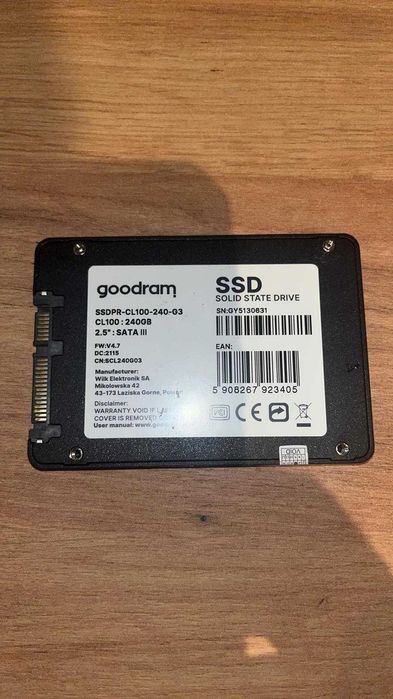 SSD диск Goodram CL100 Gen.3 240GB 2.5"