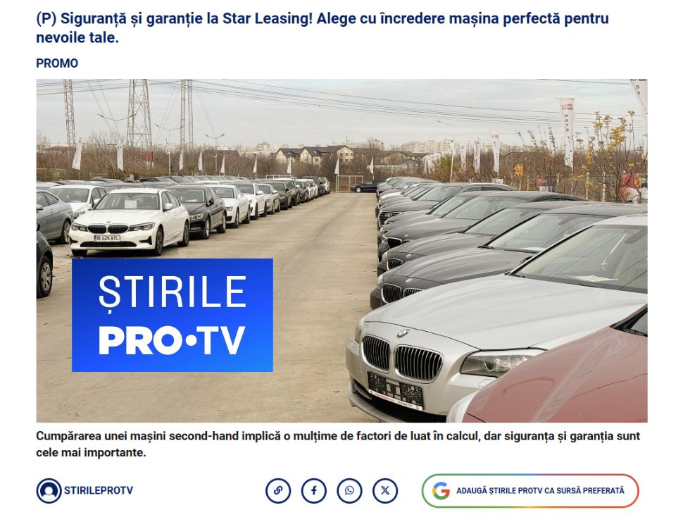 STAR AUTO RULATE | Autovit.ro