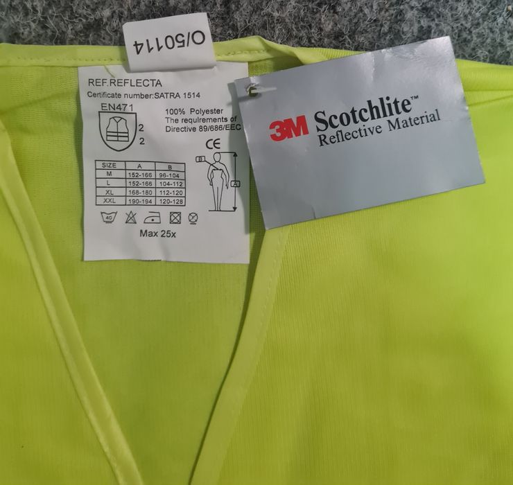 Продам нові якісні сигнальні світловідбивні жилети Reflecta  3M Scotchlite  Колір – яскравий лимонний (неоновий жовтий).
