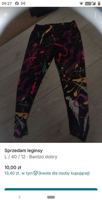 Sprzedam leginsy sportowe damskie