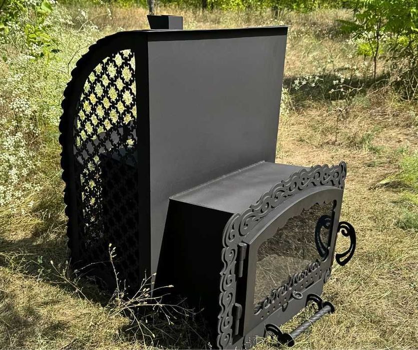 Печь для бани и сауны - каменка со стеклом (до 50 куб.м.)