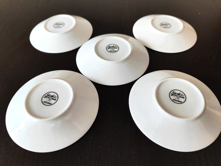 Lote de 5 Chávenas de Café - Siaki Porcelain (Novas)