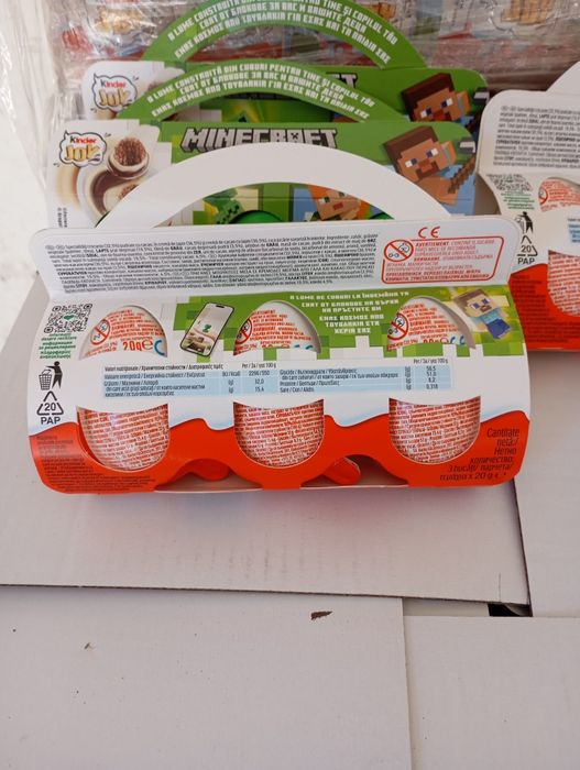 Kinder joy Minecraft, яйця Джой майкрафт.