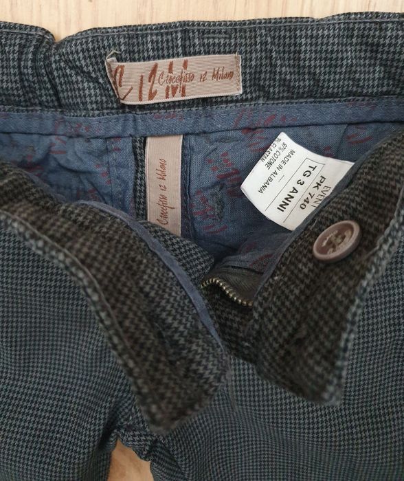 Spodnie typu chinos wloskiej marki Crocefisso 12 Milano (98cm)