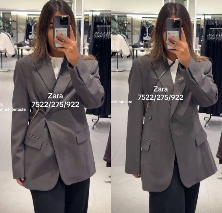 Блейзер Zara оверсайз