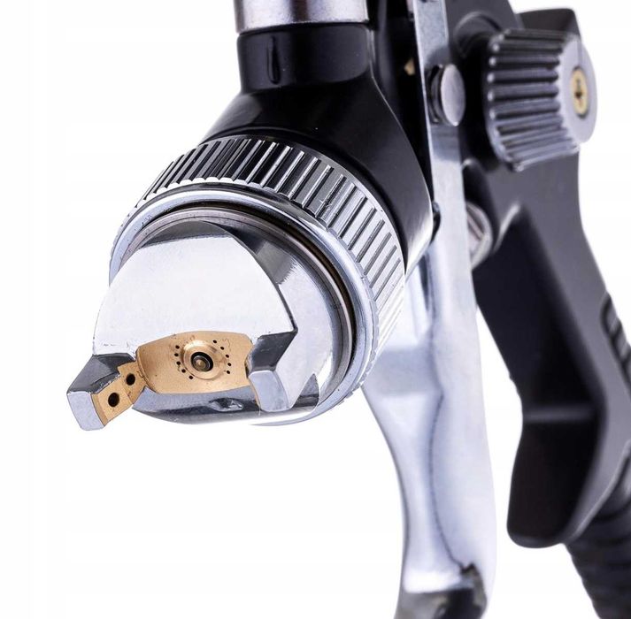 Pistolet do Malowania HVLP 4 Dysze 1.3 1.4 1.7 2.0mm Lakierniczy 600ml
