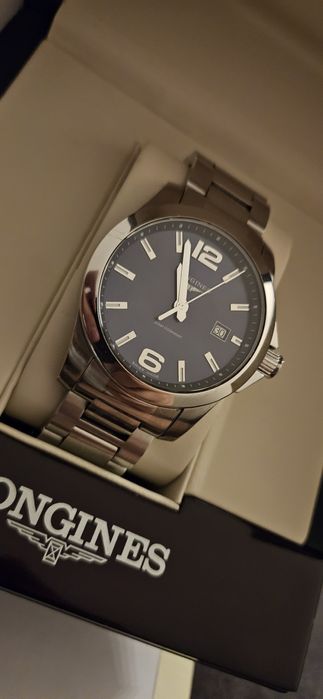 Zegarek Longines conquest 41 kwarc