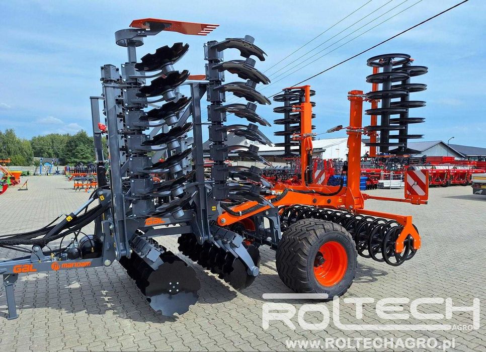 Brona Talerzowa Hydrauliczna Ciągana MANDAM GAL-K HD XL 5m 6m 7,5m