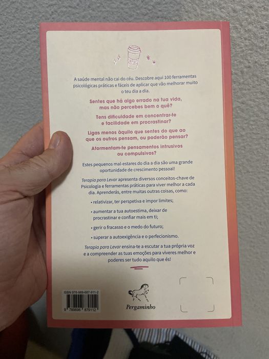 VEMDO LIVRO NOVO NUNCA USADO TERAPIA PARA LEVAR
