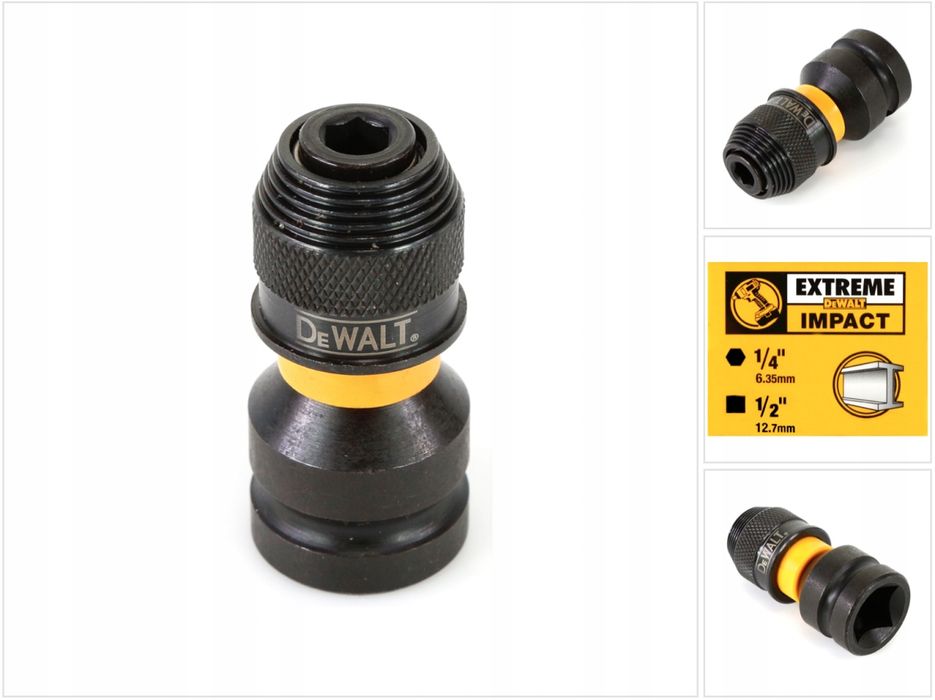 Adapter Do Klucza 1/2` Na 1/4` Dewalt