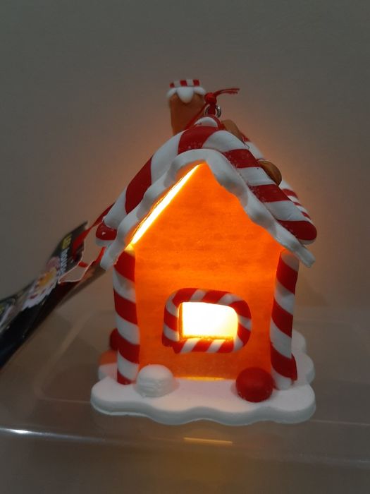 Casinha de gengibre com Led