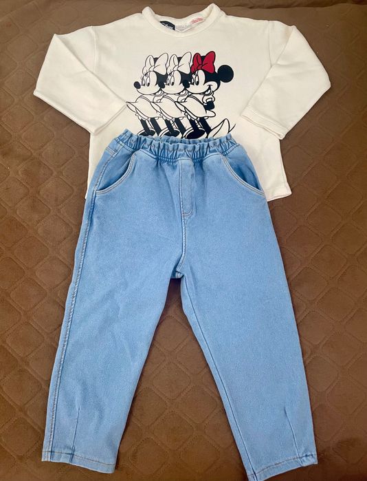 Лонгслів кофта реглан zara 98 дівчинці