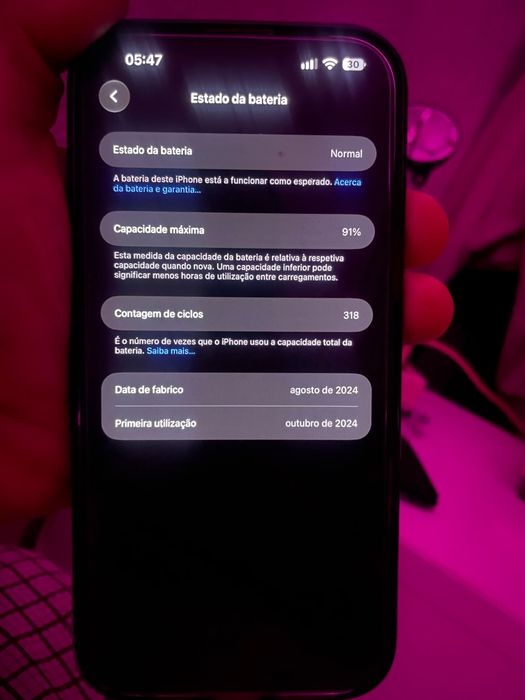 iPhone 16 Pro Max 256GB Desert Titanium – Como Novo (C/ Garantia)