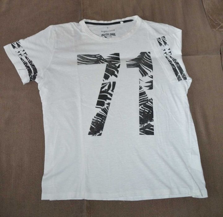 XL XXL Oversize BAWEŁNA Angelo Litrico podkoszulek koszulka t-shirt