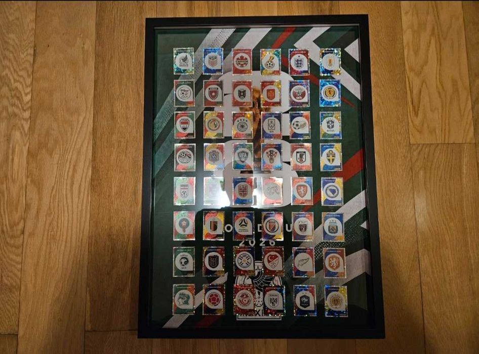 Quadro símbolos seleções mundial 2026