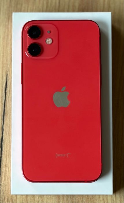 iPhone 12 mini 128 GB czerwony z Etui - jak nowy - Okazja !
