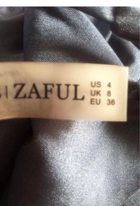 Стильний брендовий купальник з відливом в красивому кольорі с-м zaful