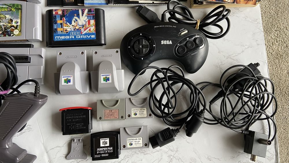 Jogos e acessórios Nintendo 64, Sega, NES