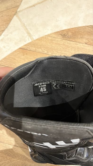 Botas ACERBIS X-TEAM Preto/Branco