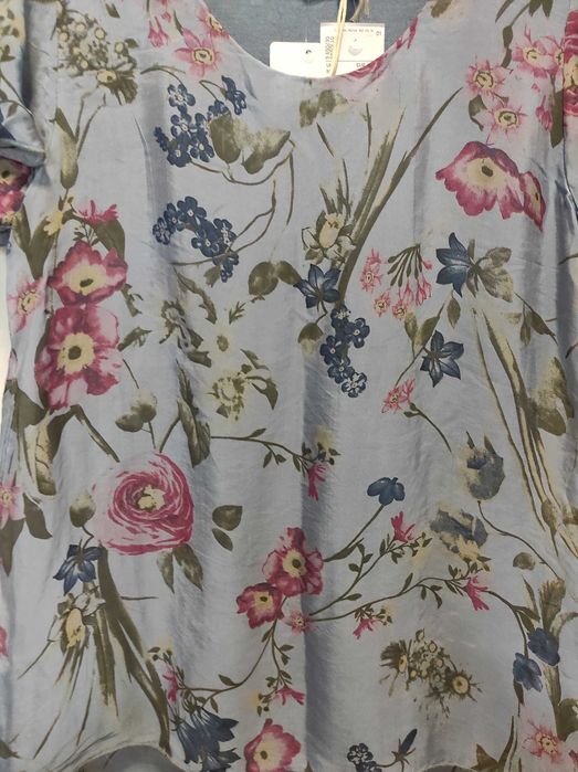 Bluzka damska, jedwab, Nowa, rozmiar 40/42, produkt Italy