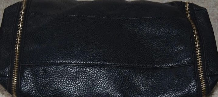 Czarna pojemna torebka Guess zipy torba shopper