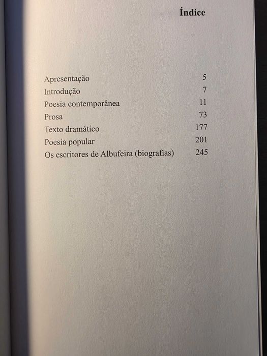 Livro "Antologia de Escritores de Albufeira"