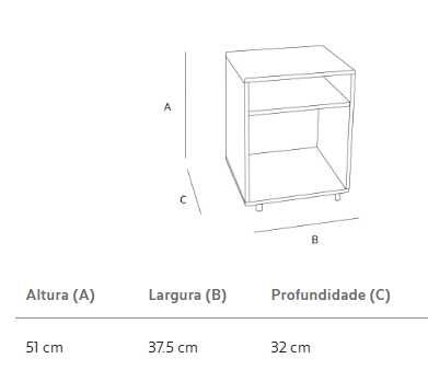 Mesa de cabeceira Zara Home
