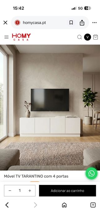 Movel de tv novo