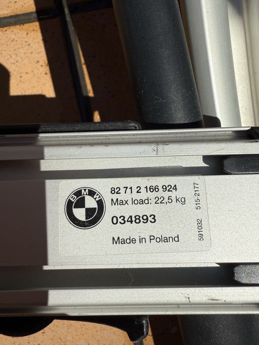 Barras bmw serie 5 com porta bicicleta