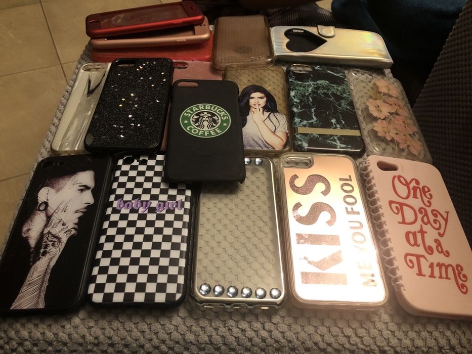 17 szt Case etui komplet iphone 6 7 8