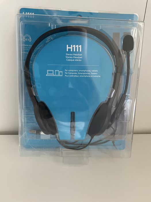 Słuchawki z mikrofonem Logitech H111