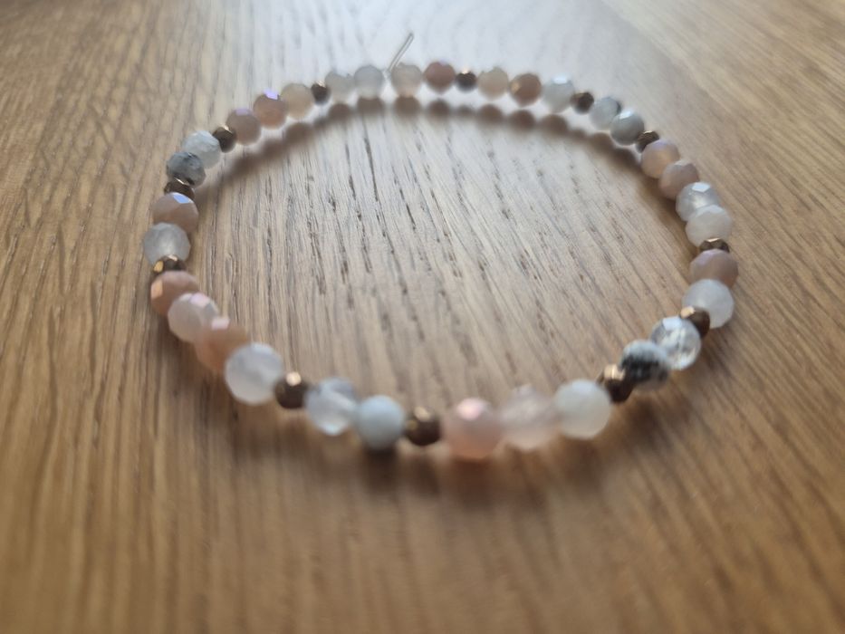 Bransoletka handmade na lato kamienie naturalne