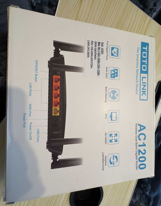Роутер TOTOLINK AC1200