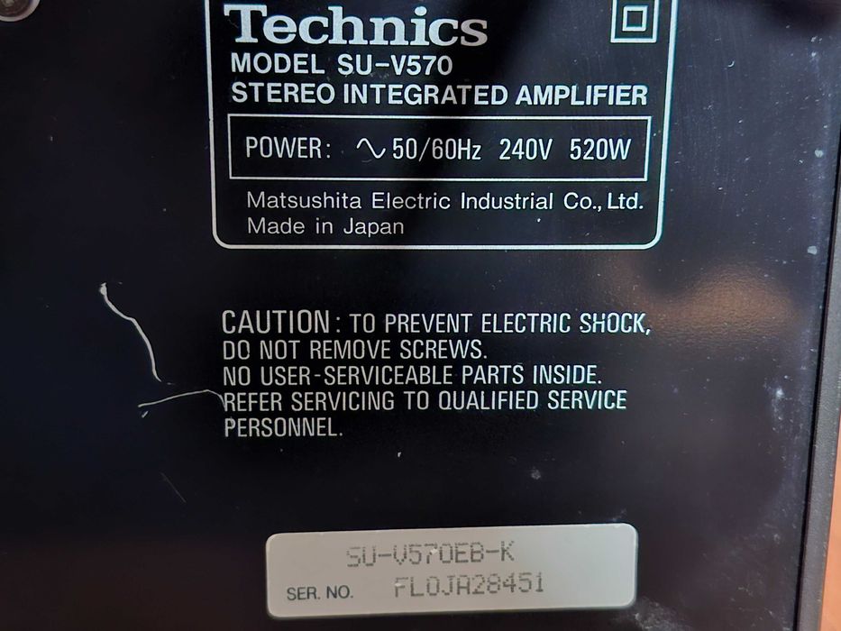 HI Fi Technics SU-V570 PXS