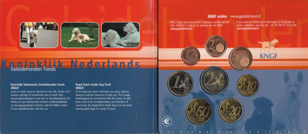 Holanda 2002 - Carteira em euros.