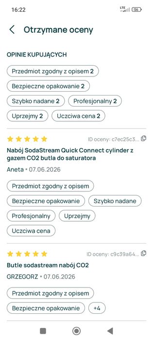 Sodastream nabój CO2 butla z gazem do sodastream.