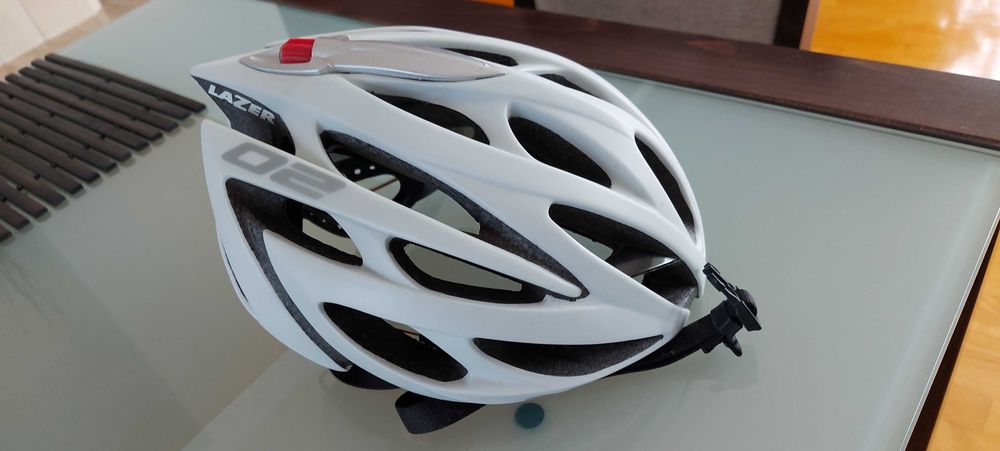Kask rowerowy szosa Lazer O2 RD biały mat. rozm. S