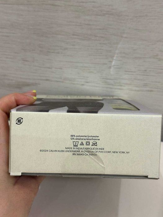 Набір чоловічі труси боксери Calvin Klein упаковка 3 штуки чорні