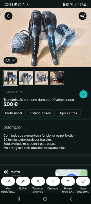 Transmissões Shimano Ultegra di2 e mecânico Campagnolo e shimano