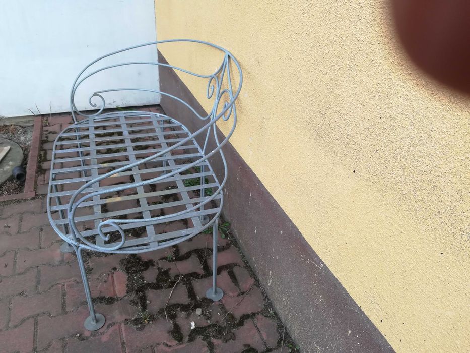 Sofa, ławka ogrodowa kuta