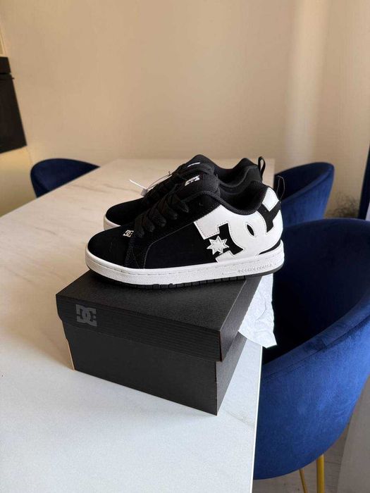 SALE! DC Shoes Court Graffik Black/White 36 37 38 39 40 41 42 43 44 45