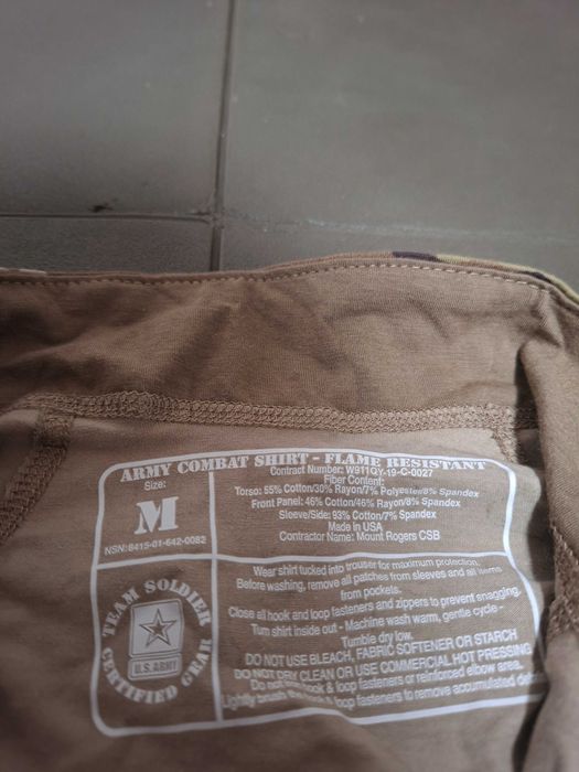 Combat shirt wojskowy multicam ocp US Army "M"