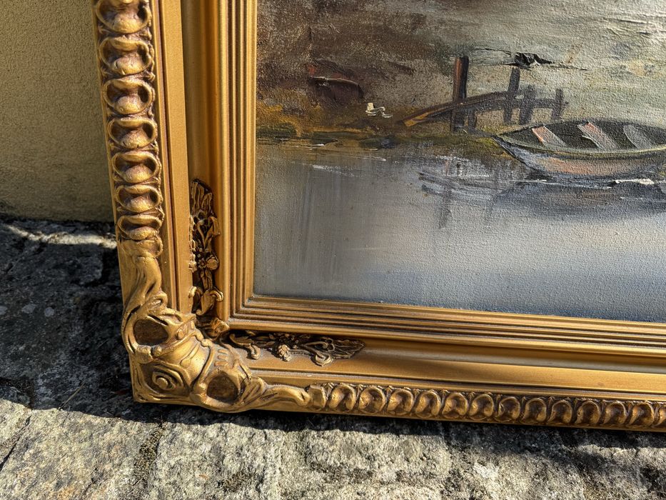Quadro Dourado Decorativo