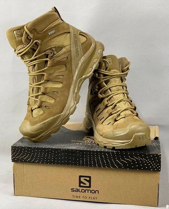 salomon forces 2 quest 4d берцы тактисчекие кайот олива черный мужские оригинал gore-tex ботинки