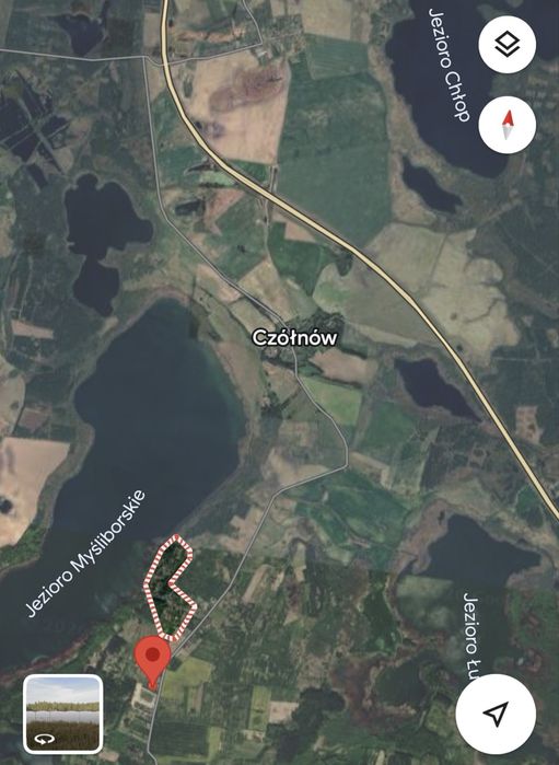 DZIAŁKA BUDOWLANA 983 m² – Dąbrowa k-Myśliborza - Widok 2