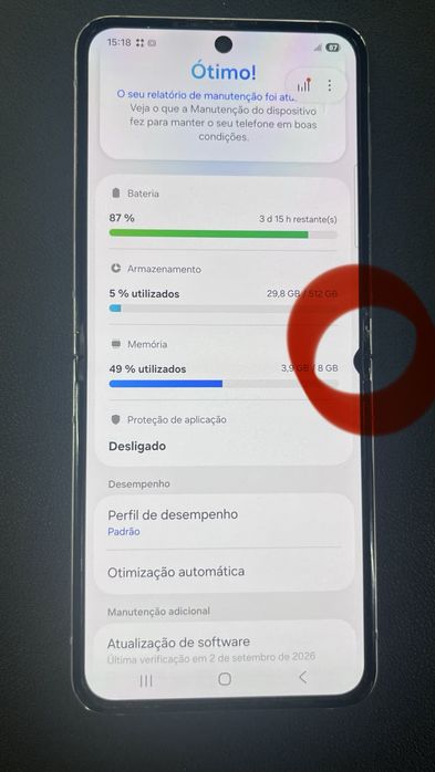 Samsug Zflip 5  Posso ver as fotos que tão no anúncio