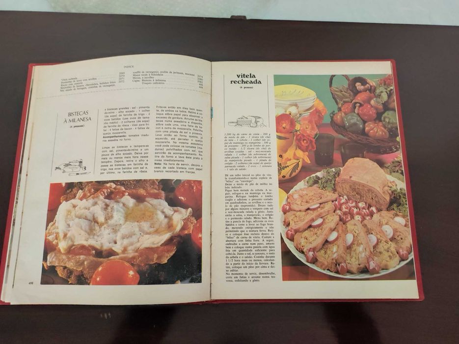 Coleção “Cozinha de A a Z” – 4 Volumes + Livro de Dicas (Anos 70)